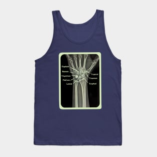 XRAY of Carpal Bones Mixed Media Tank Top